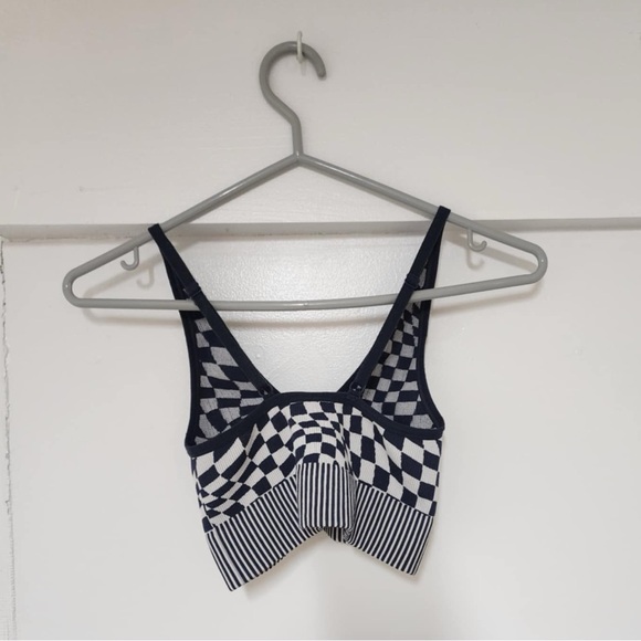 Garage Checkered Bralette Top - Picture 2 of 3